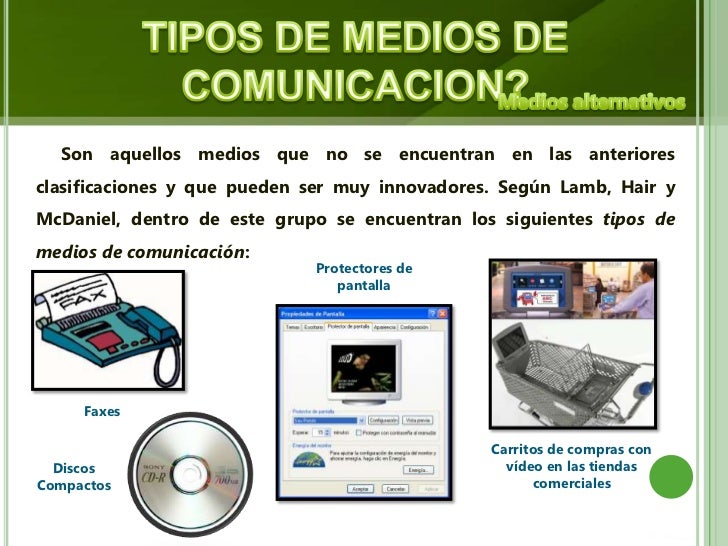 Medios de comunicación Medios de comunicación