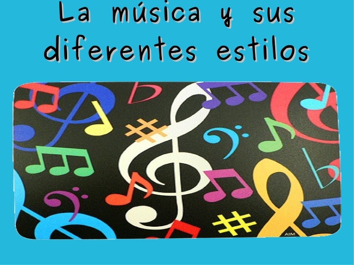 Diferentes tipos de música