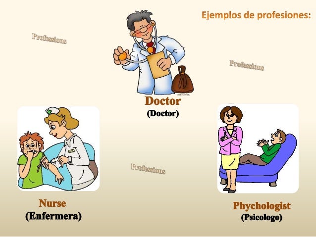 Presentacion sobre profesiones y ocupaciones en ingles (Reymar Brizue… Presentacion sobre profesiones y ocupaciones en ingles (Reymar Brizue…