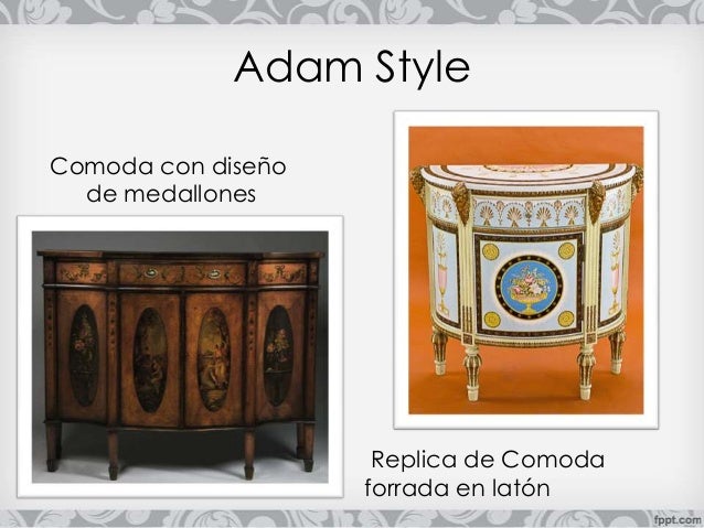 Presentacion mueble neo clásico Ingles: Robert Adam