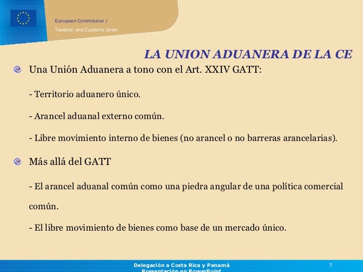 Presentacion union aduanera