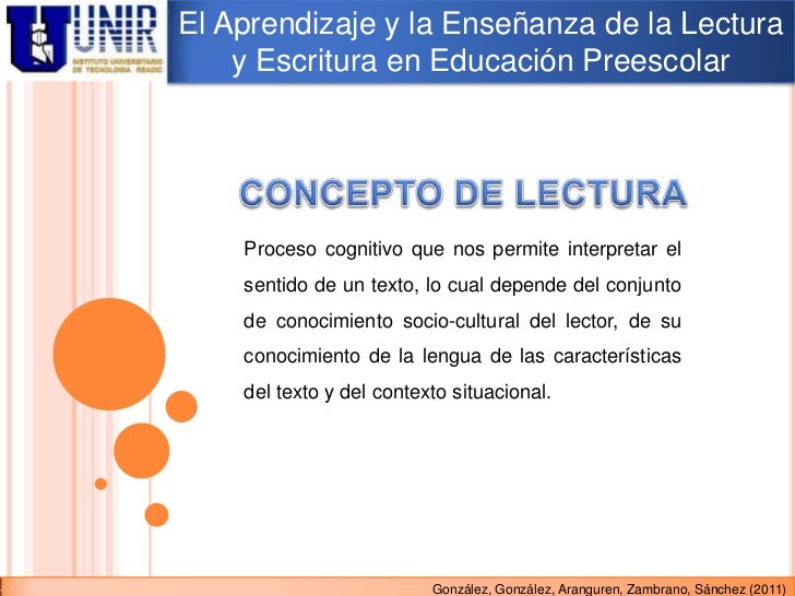 La Enseanza De La Lectura En | el aprendizaje y la ense 241 anza de la lectura y la escritura La Enseanza De La Lectura En | el aprendizaje y la ense 241 anza de la lectura y la escritura