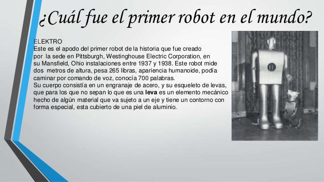Presentación robots