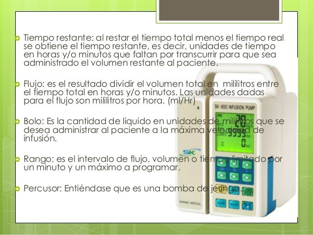 Bombas de infusión