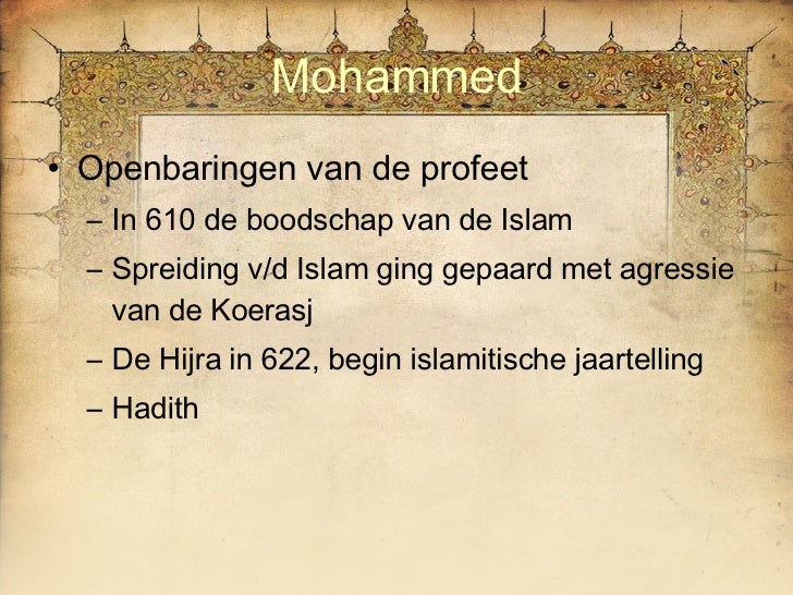Presentatie Studentles Ontstaan Van Islam[1]