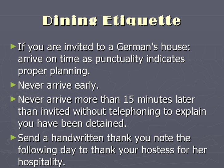 Business Etiquette of Germany