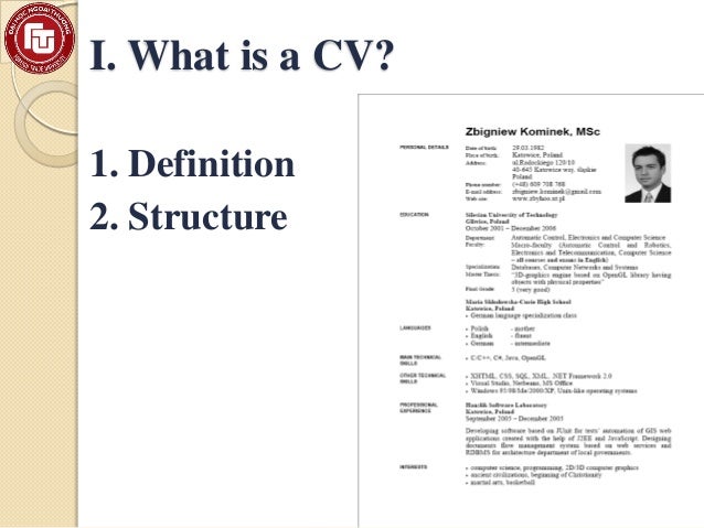 how to write a very good curriculum vitae