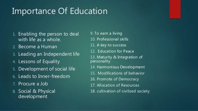 What Is the Role of Education in Modern Society?