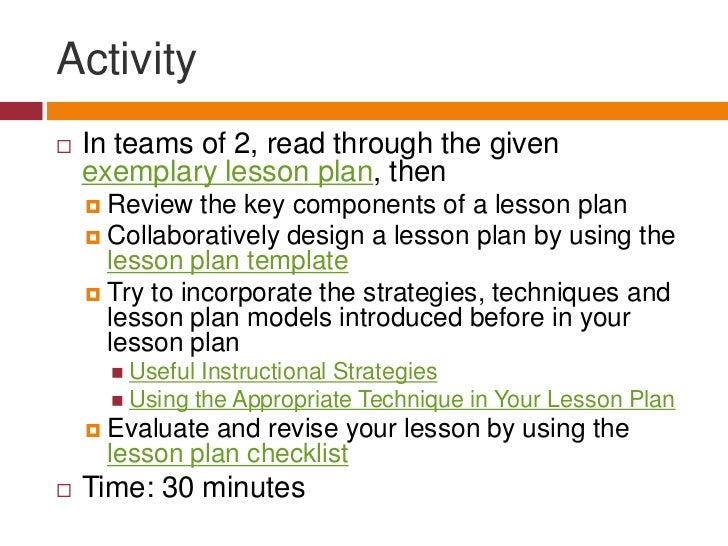 powerpoint lesson plans