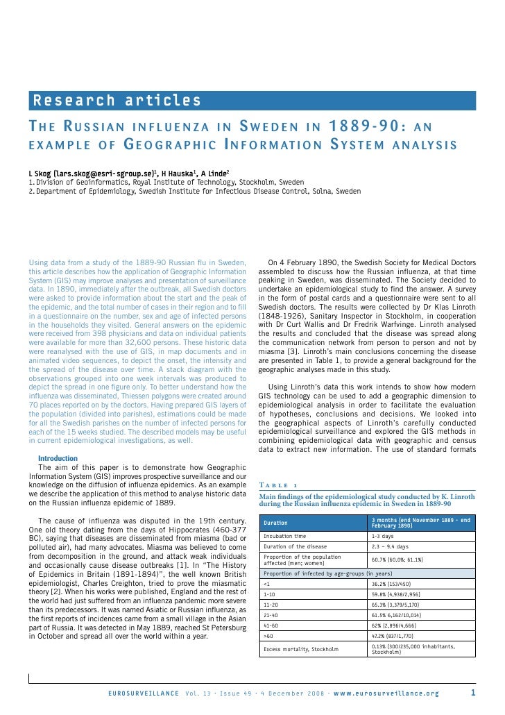 gis research paper topics presentation and paper on gis and the russian influenza gis research paper topics presentation and paper on gis and the russian influenza