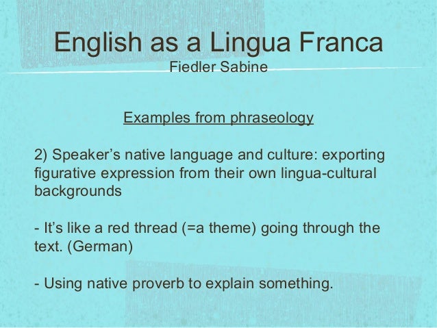 international lingua franca essay international lingua franca essay