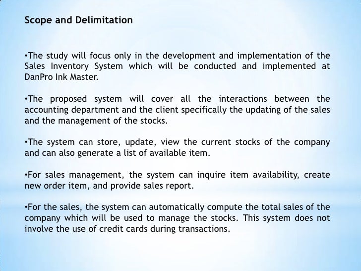 Point of Sales System - SlideShare