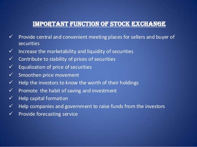 report on stock market basics india ppt