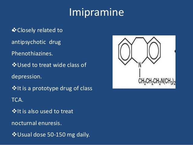 Anxiety Medication Imipramine