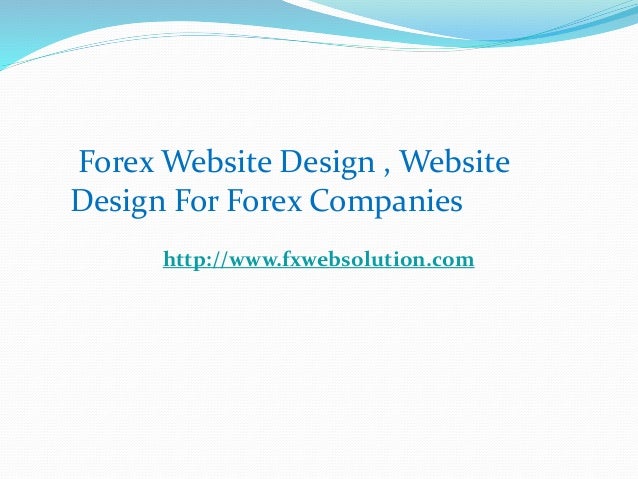 Forex web design