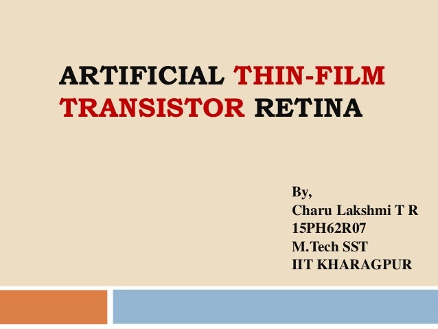 FILM TRANSISTOR film transistor: