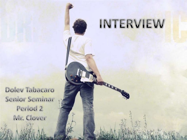 Interview presentation example image