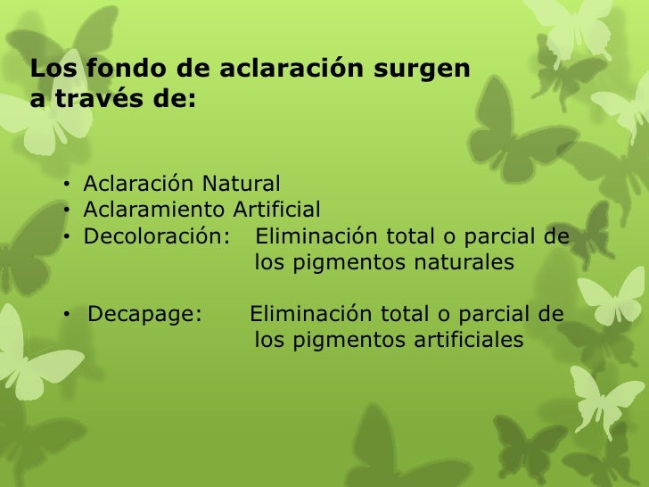 Sobre los fines de los cabellos que caen del punto blanco