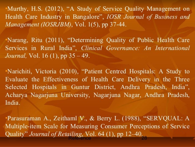 Dissertation consulting service quality framework