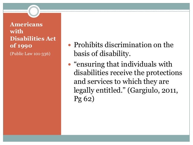 an analysis of the impact of the disabilities act of 1990 on americans an analysis of the impact of the disabilities act of 1990 on americans