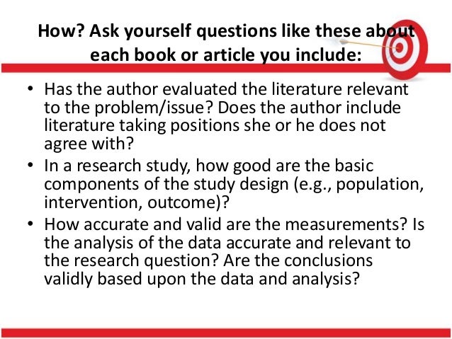 Writing phd literature review