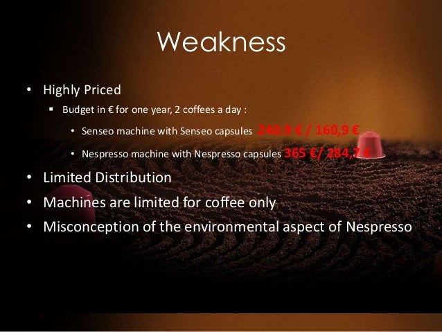 Presentation nespresso