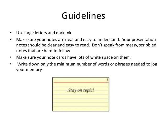 presentation notecards presentations cards