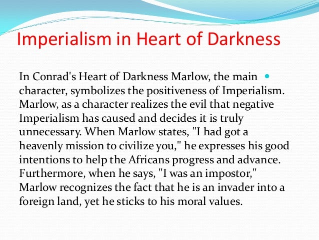 Colonialism in heart of darkness essays