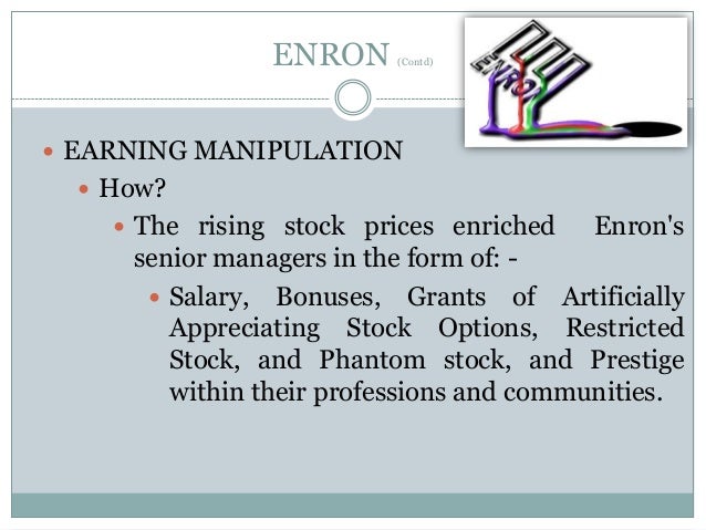 enron stock options