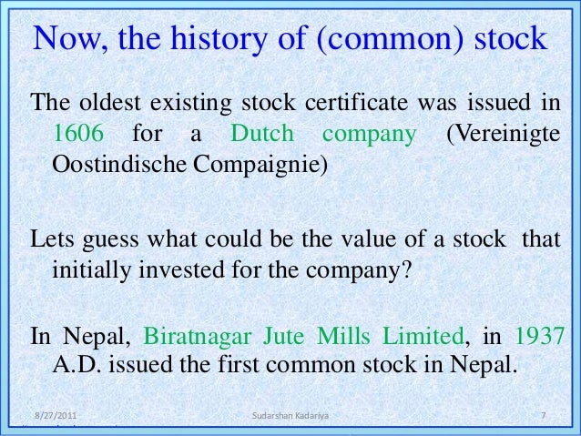 stock market development in nepal