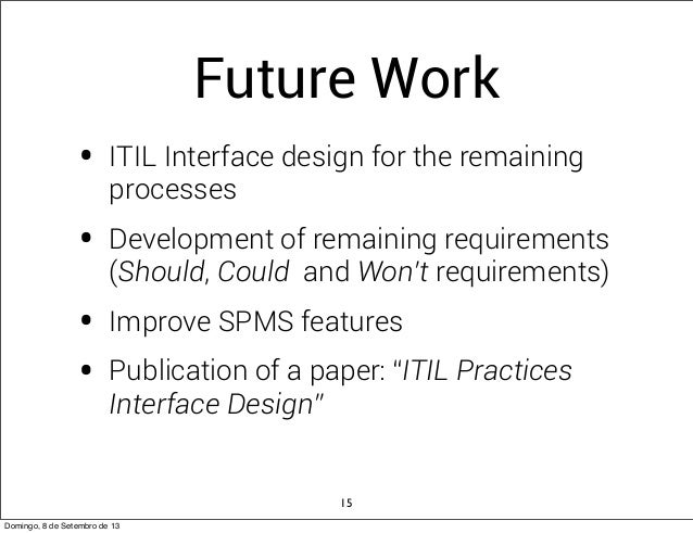 Thesis in itil