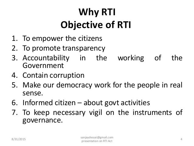 essay on right to information act 2005 Essay on “right to information (rti)” complete essay for class 10, class 12 and graduation and other classes what is required is a right to information act . essay on right to information act 2005 Essay on “right to information (rti)” complete essay for class 10, class 12 and graduation and other classes what is required is a right to information act .