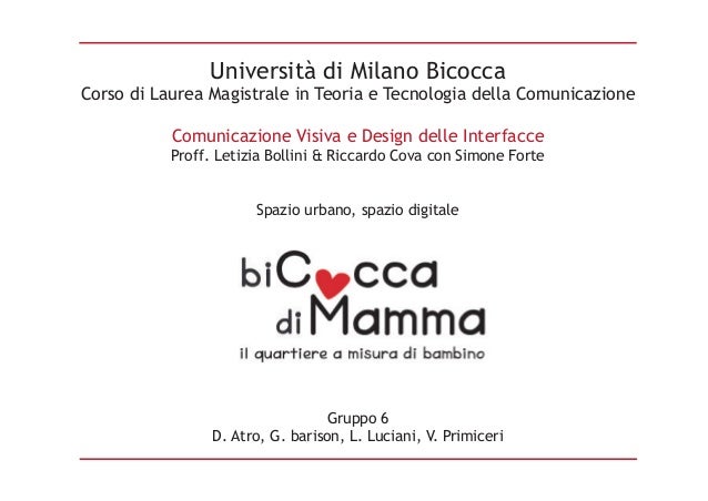 ... in Teoria e Tecnologia della ComunicazioneComunicazione Visiva e ... in Teoria e Tecnologia della ComunicazioneComunicazione Visiva e