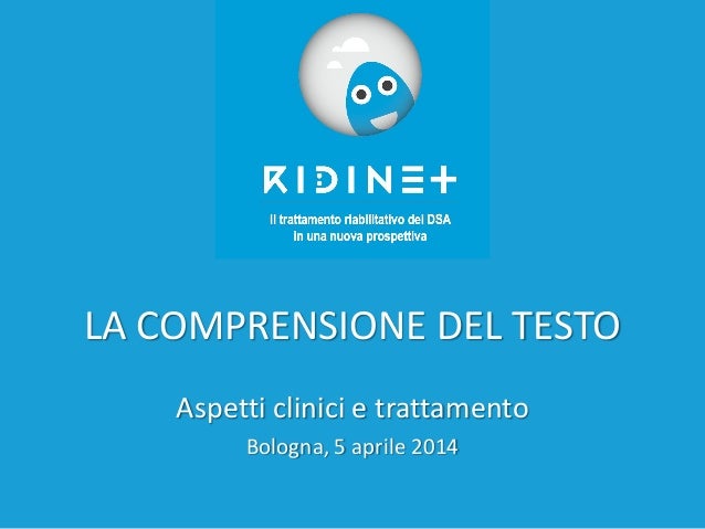 Il trattamento riabilitativo a distanza e la comprensione del testo: