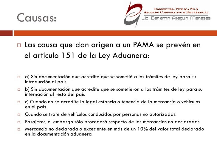 Articulo 151 De La Ley Aduanera