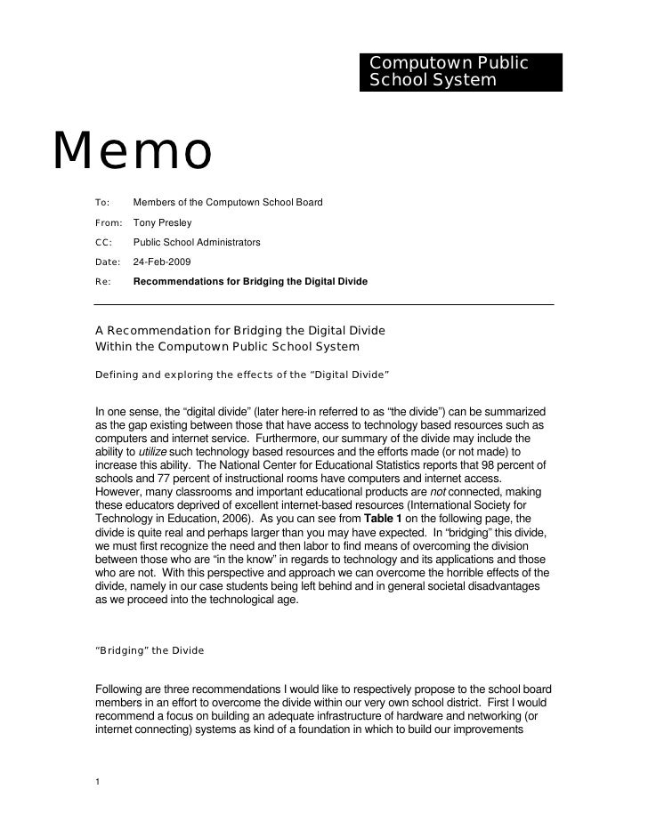 sample of directive memo