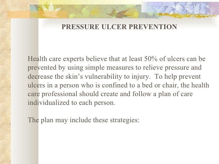 Pressure Ulcer Prevention & Skin Care