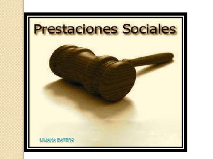 Resultado de imagen para prestaciones sociales