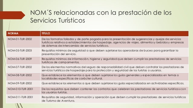 Prestadores de servicios turísticos