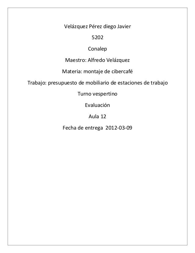 INVENTARIO PRESUPUESTO inventario presupuesto: