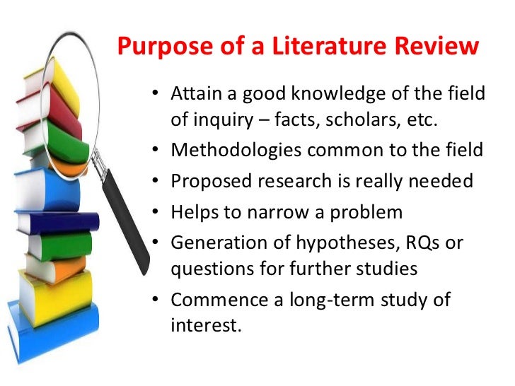 What is the purpose of a literature review in a research paper
