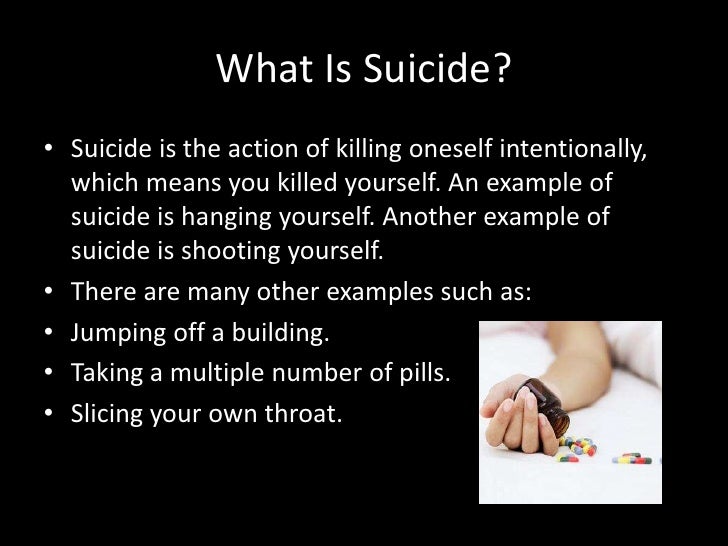 What is Suicide?