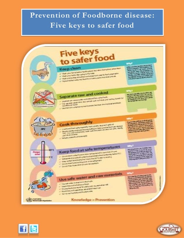 Prevention of foodborne disease five keys to safer food
