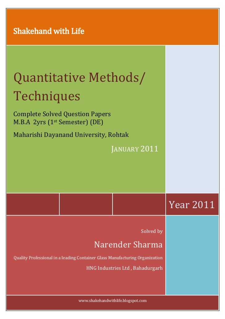 Graduate Mba Quantitative Methods Course Syllabus mba previous solved paper quantitative methods jan 2011 Graduate Mba Quantitative Methods Course Syllabus mba previous solved paper quantitative methods jan 2011