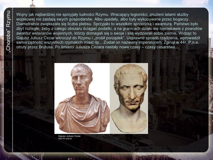 Historia W Starożytnym Rzymie 4 Klasa Wykreslanka www.slideshare.net