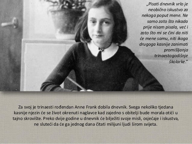 Priča o Anni Frank Priča o Anni Frank