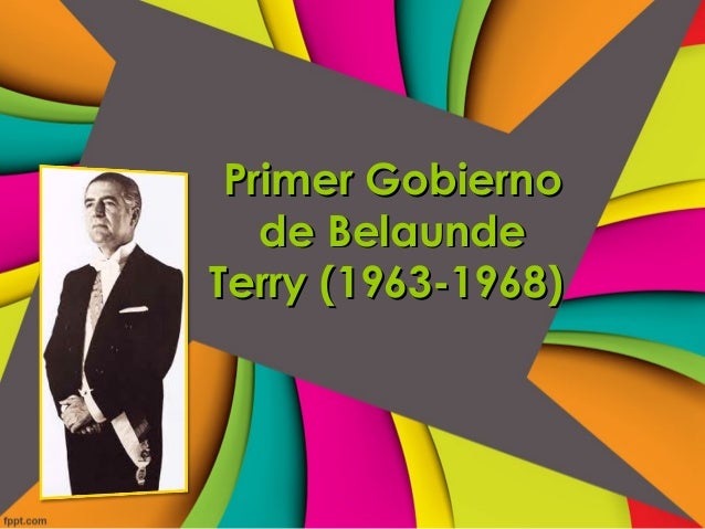 Primer gobierno de belaunde terry