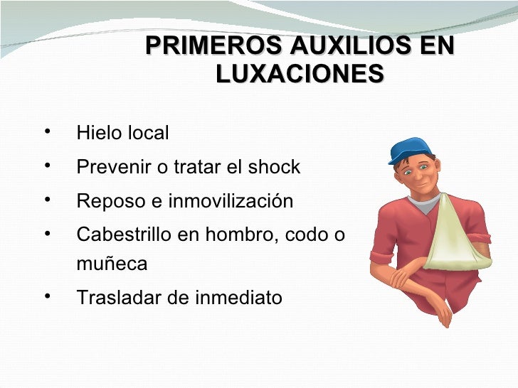 Primeros Auxilios En Caso De Luxaciones Y Esguinces