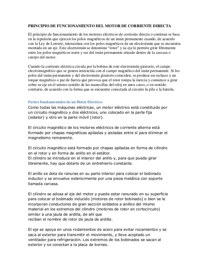 Generadores de corriente directa