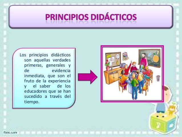 Los principios didácticos  son aquellas verdades  primeras, generales y  de            evidencia  inmediata, que son el  f...